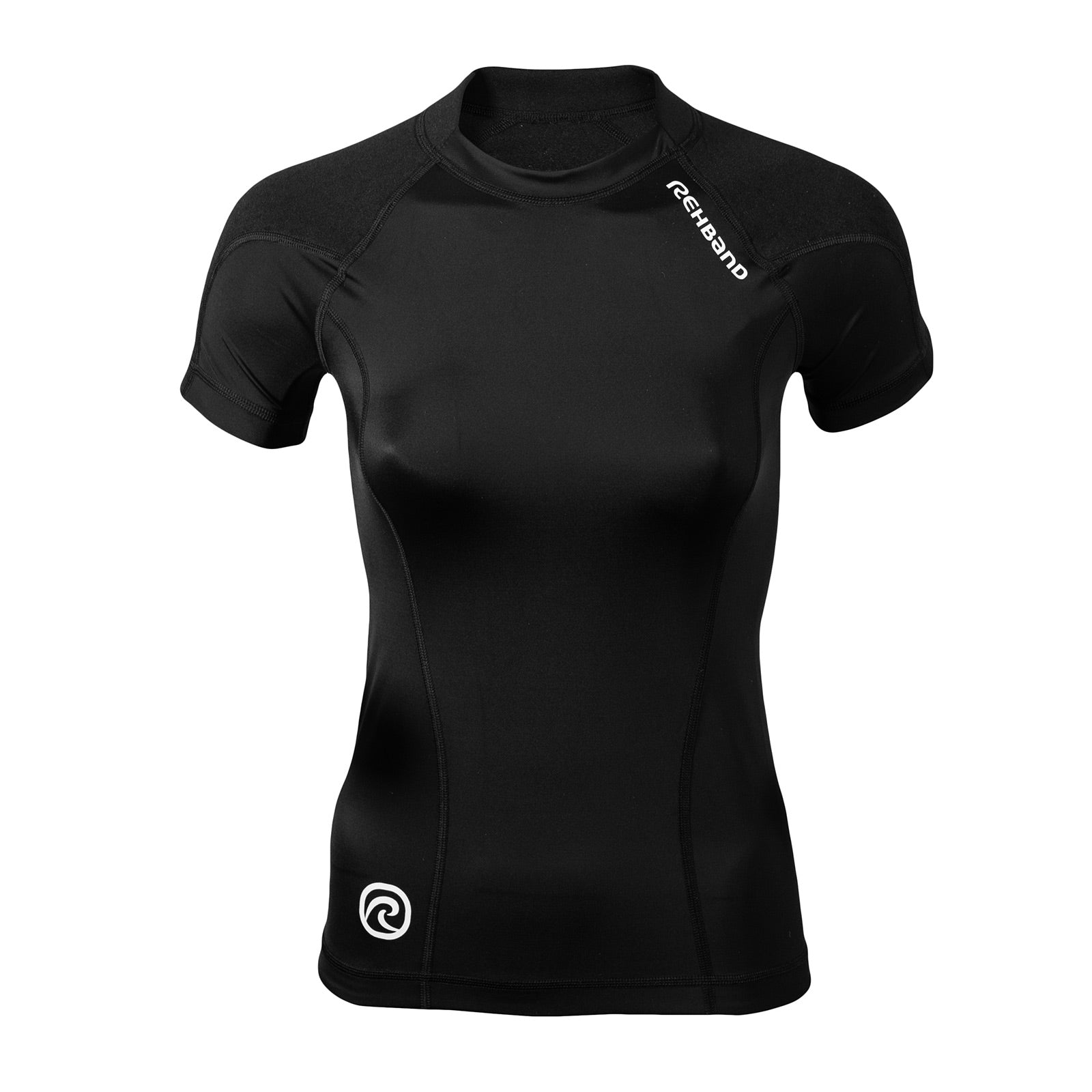 Rehband Wärmezonenshirt für Frauen QD Thermal Zone Top - Women, Unterziehshirt Damen, kurzes Sportshirt Frauen, Neoprenshirt
