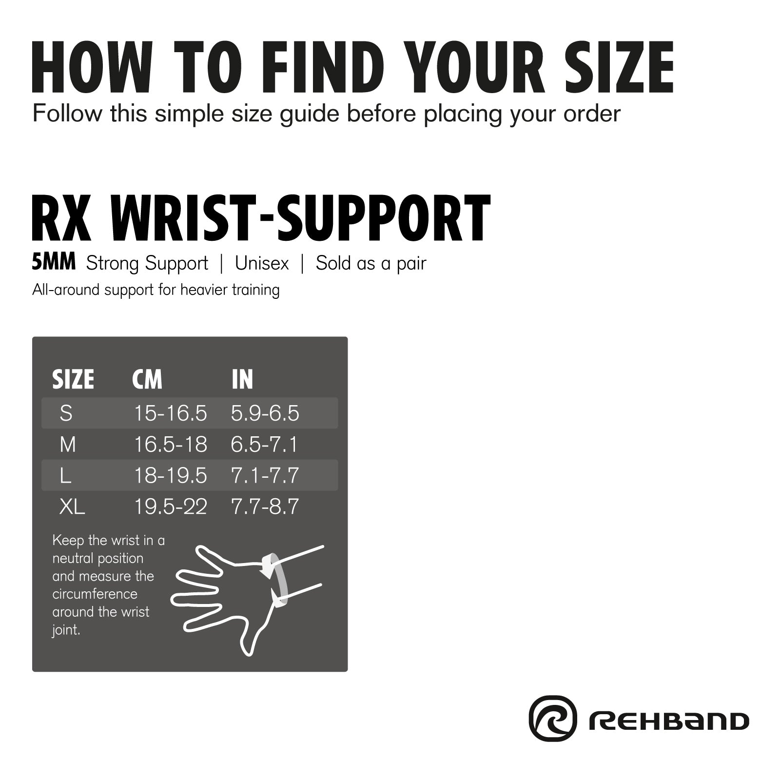 RX Wrist Support 5mm