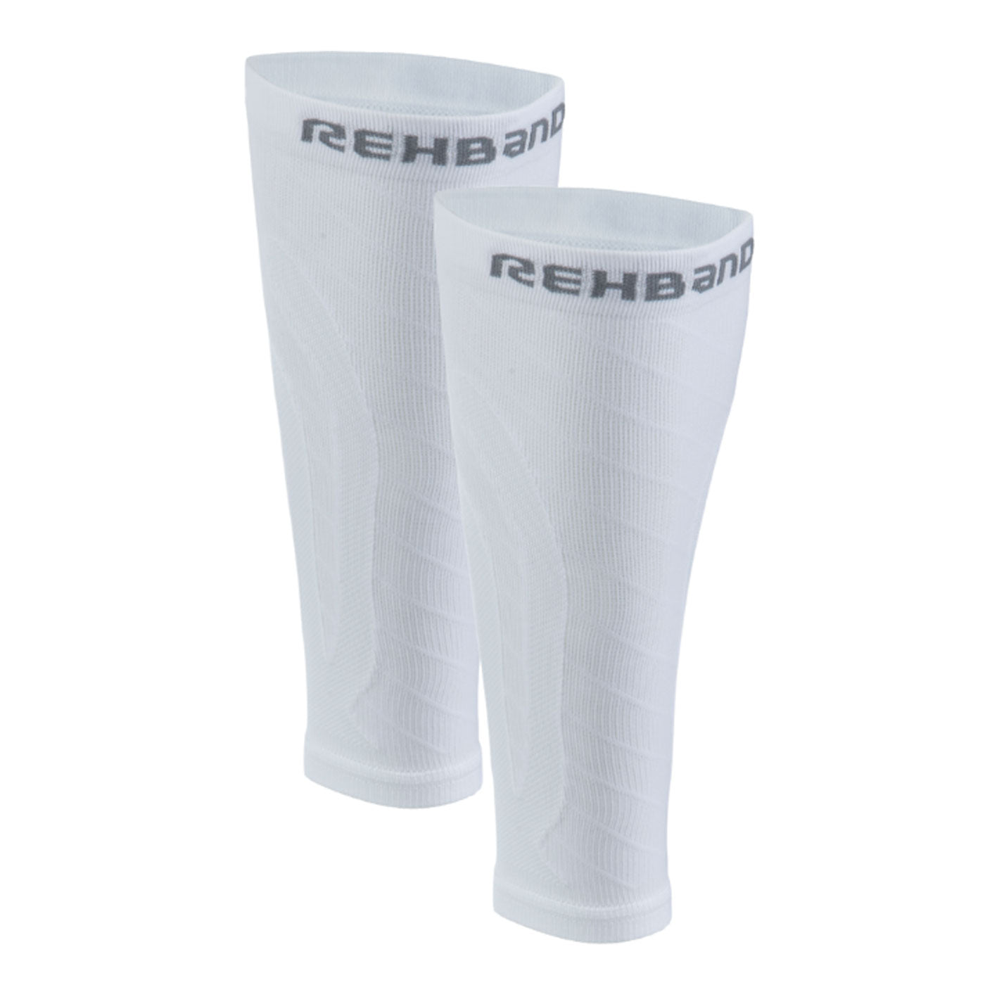 Rehband PerformX Knitted Calf Sleeve - white/grey - pair